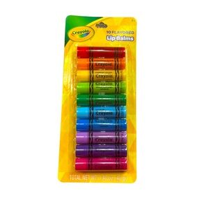 Crayola Flavored(10) Lip Balms 1.40 oz, Crayon Inspired